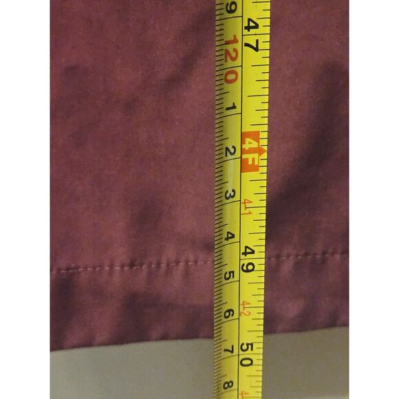 L.L. Bean VTG Burgundy L Women Zip-up Trench Over Coat W/ Hood & Wool Liner - Picture 5 of 8